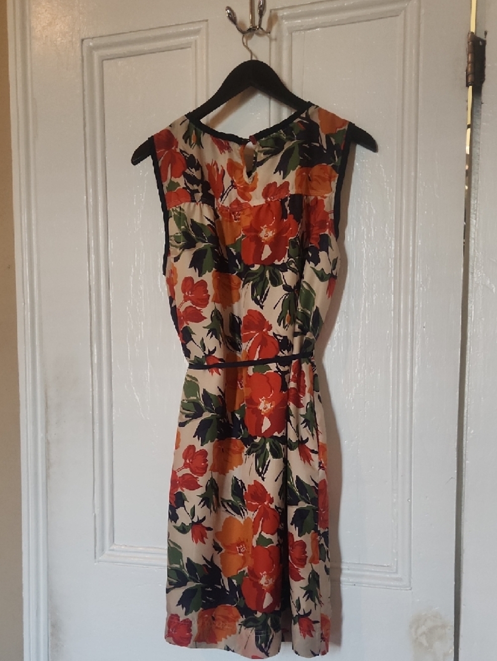 Oscar de la Renta 100% Silk Dress with Multicolor Floral Print